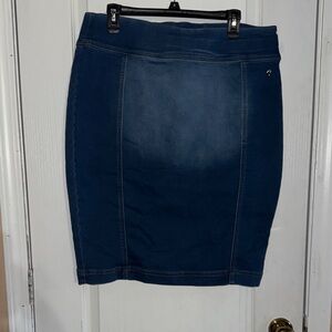 Thalia Sodi Dark Blue Pencil Skirt